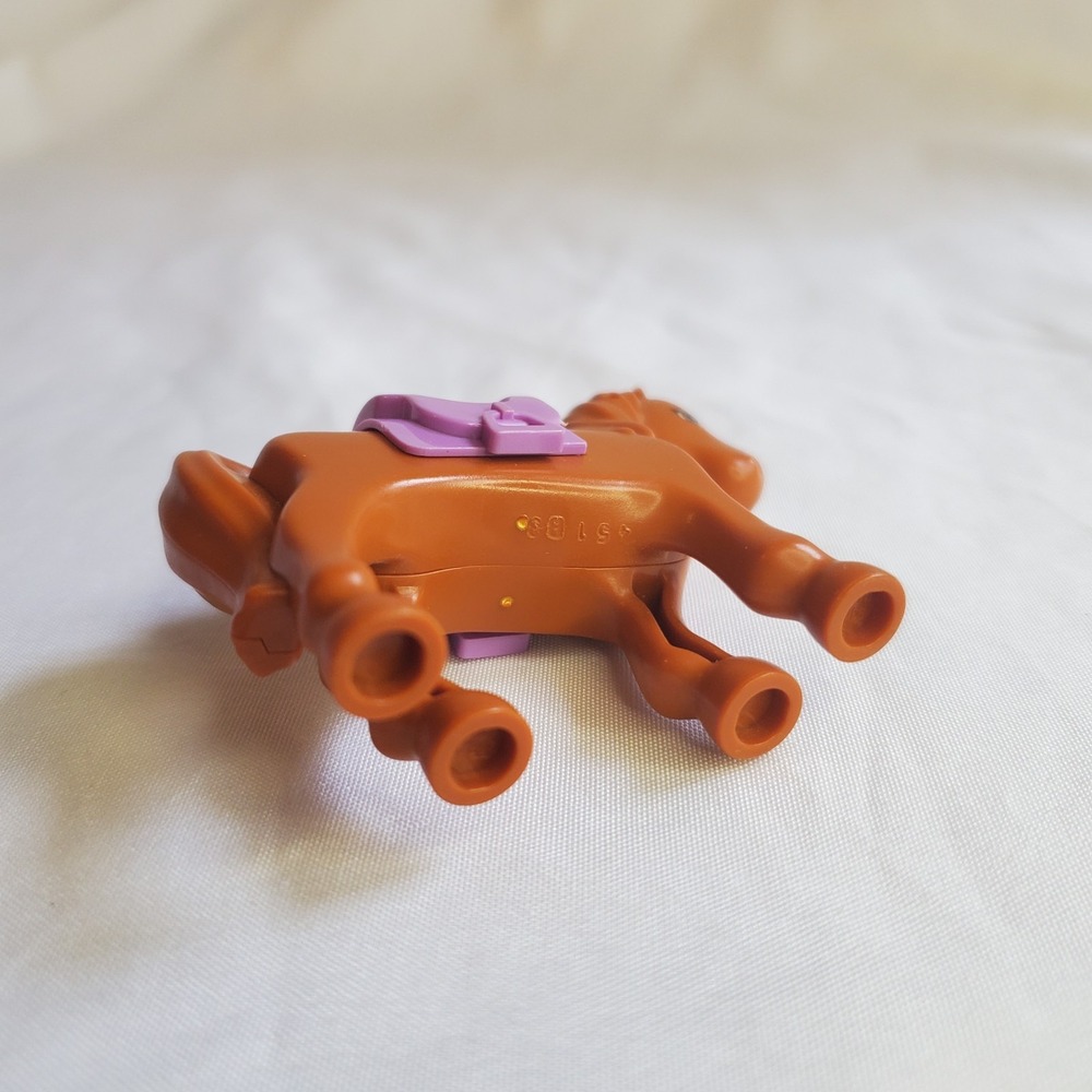 Lego Friends Brown Horse And Purple Saddle - Picture 6 of 6